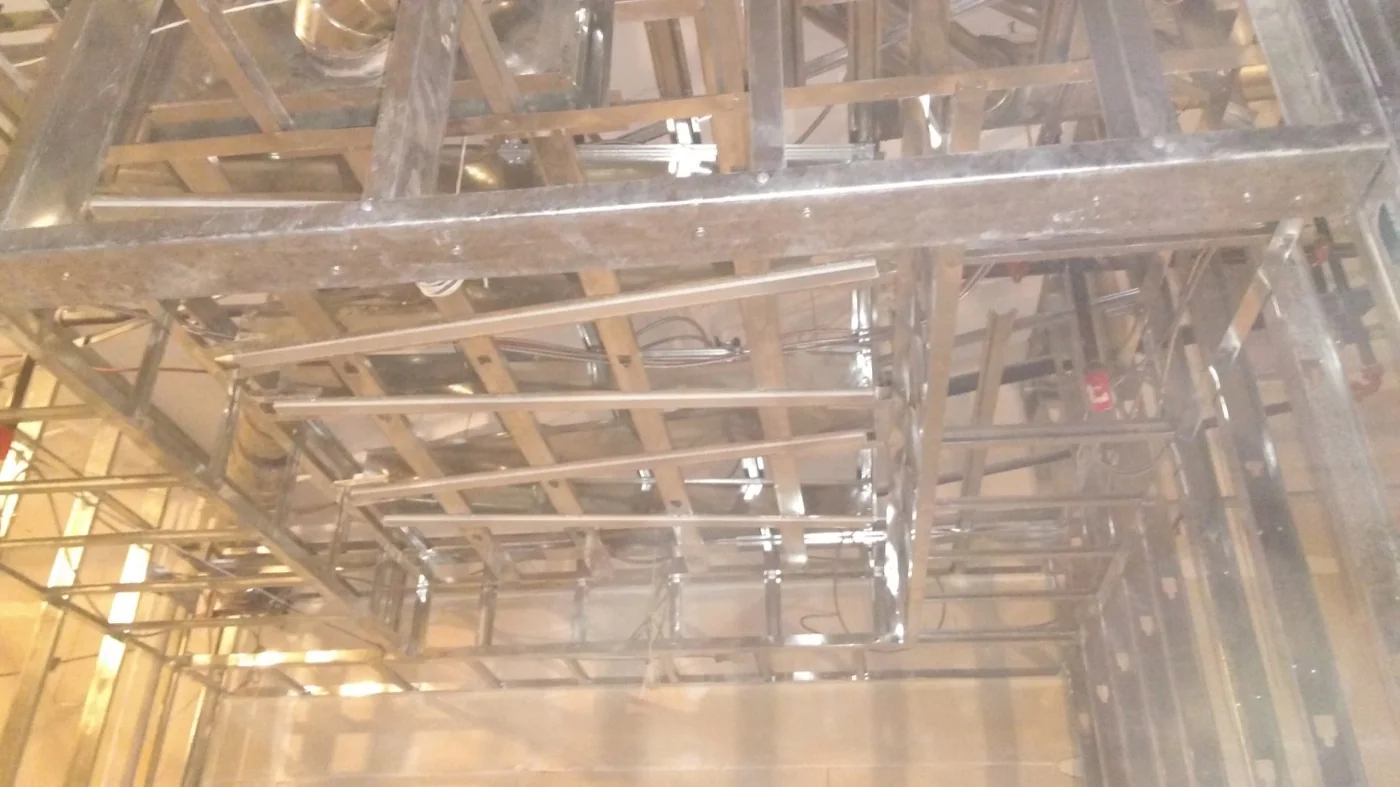 Framing for a lighting ceiling